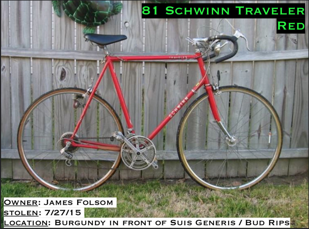 1981 Schwinn Traveler Red
