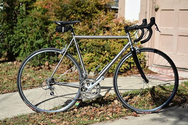 2006 Douglas Racing Titanium with carbon fork and stay Silver or Gray