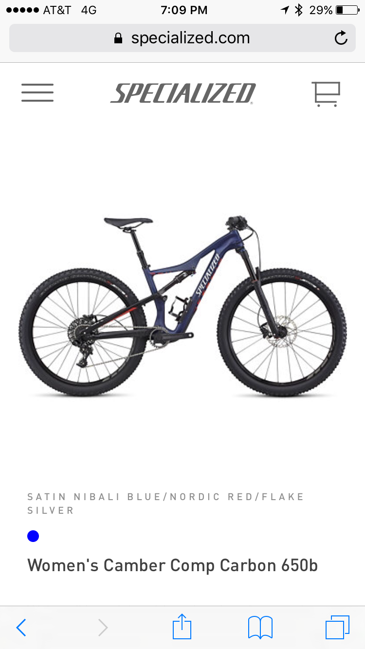2017 Specialized Camber Blue