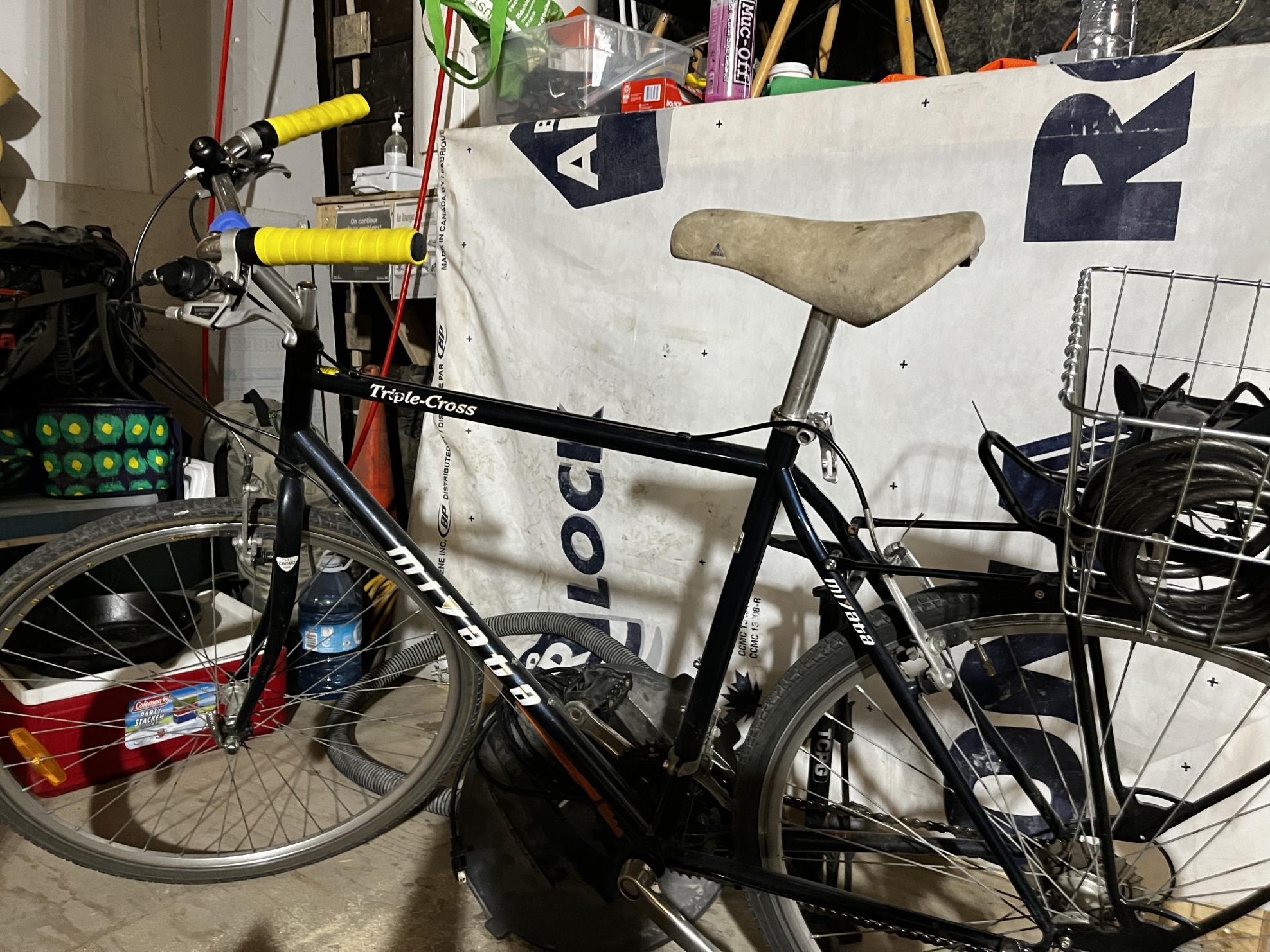 1985 Miyata Triple-cross Blue