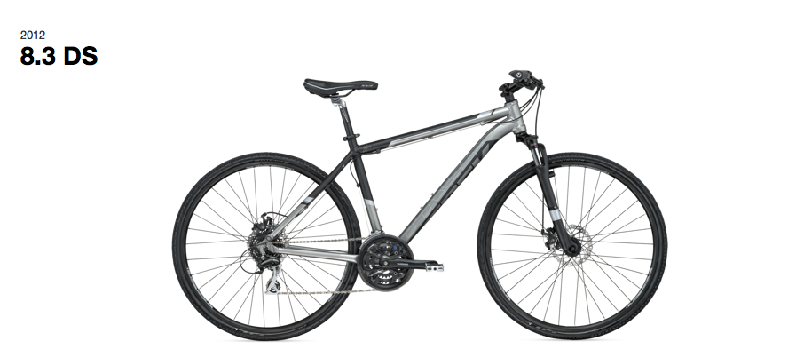 2012 Trek 8.3 DS TI  Silver or Gray