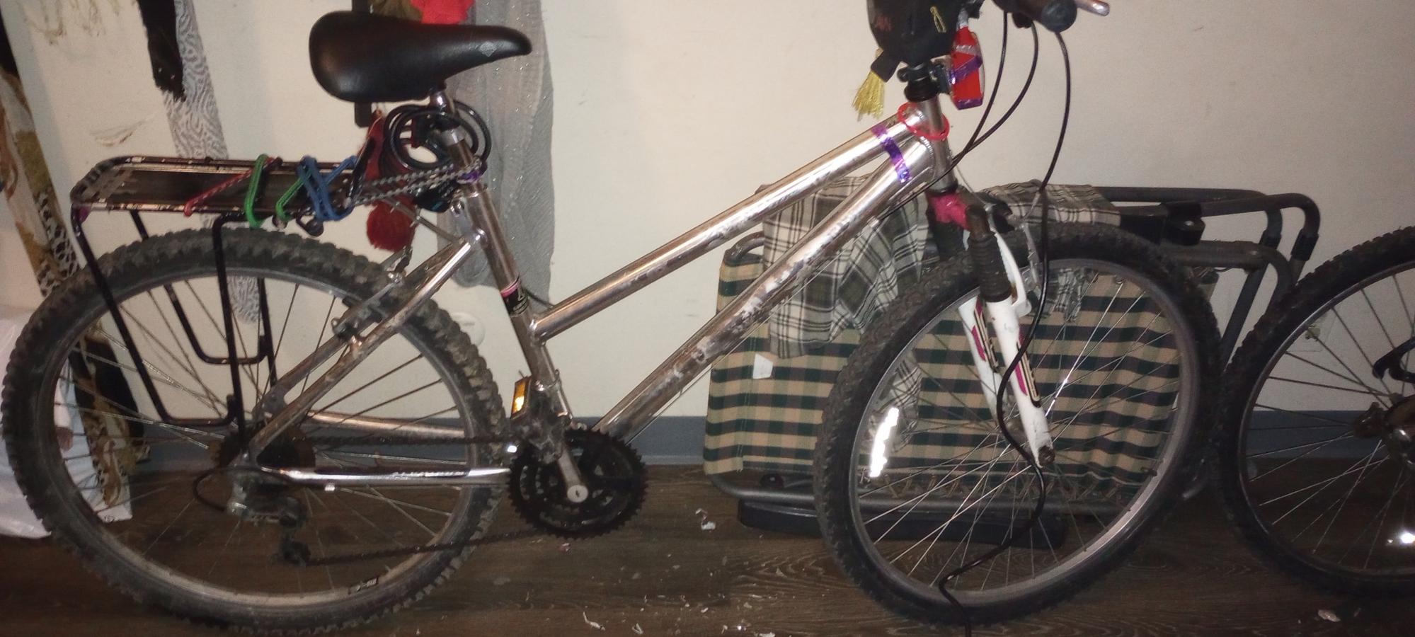 Huffy Redrock Silver, gray or bare metal