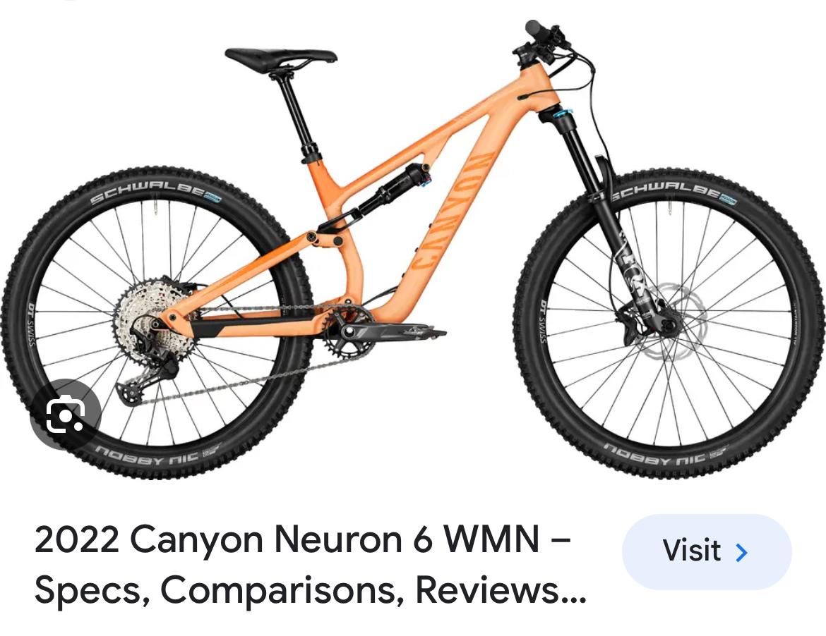 2022 Canyon bicycles Neuron 6 WMN Orange