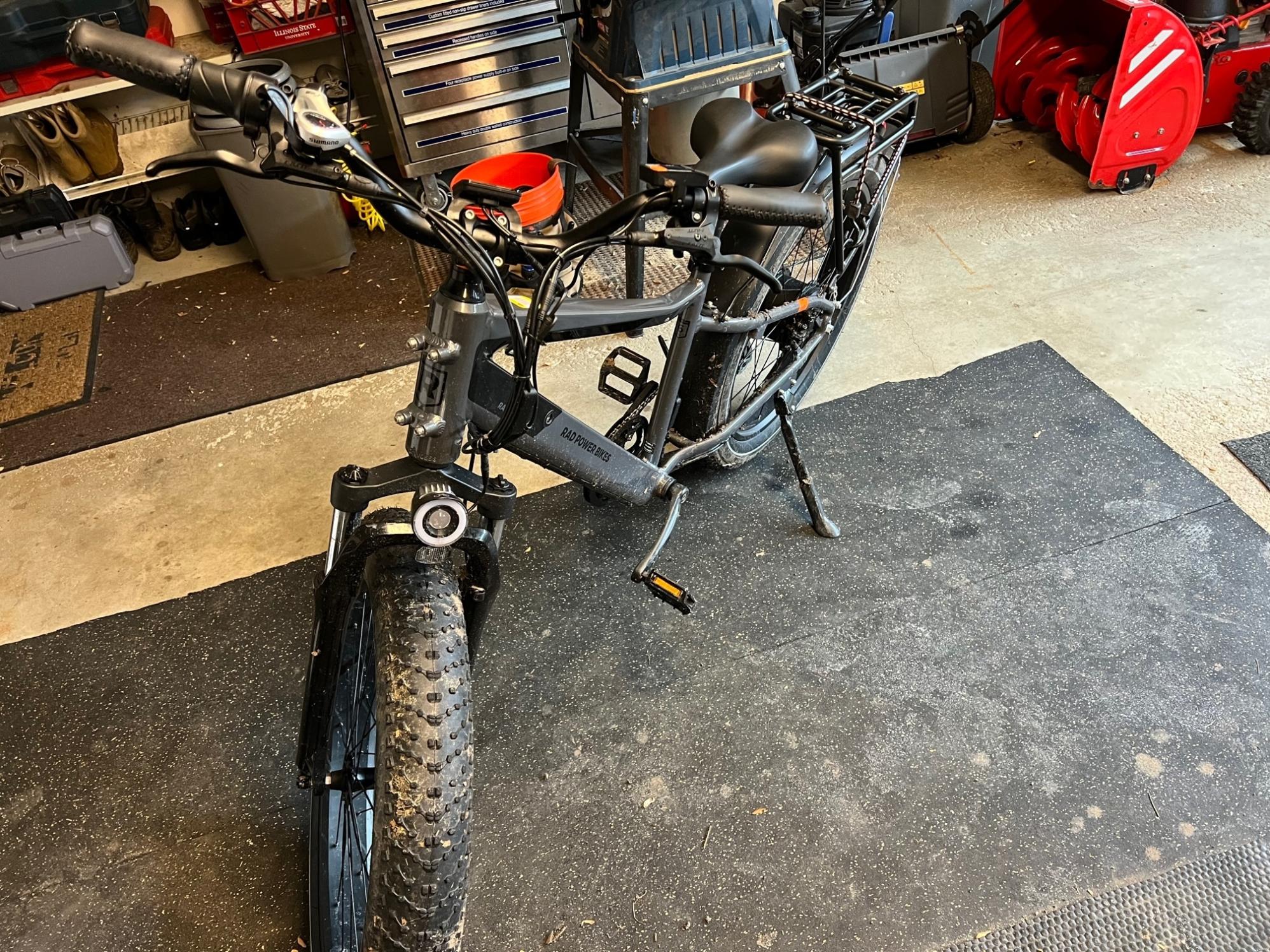 2021 Rad Power Bikes RadRover 6 Plus Silver, gray or bare metal