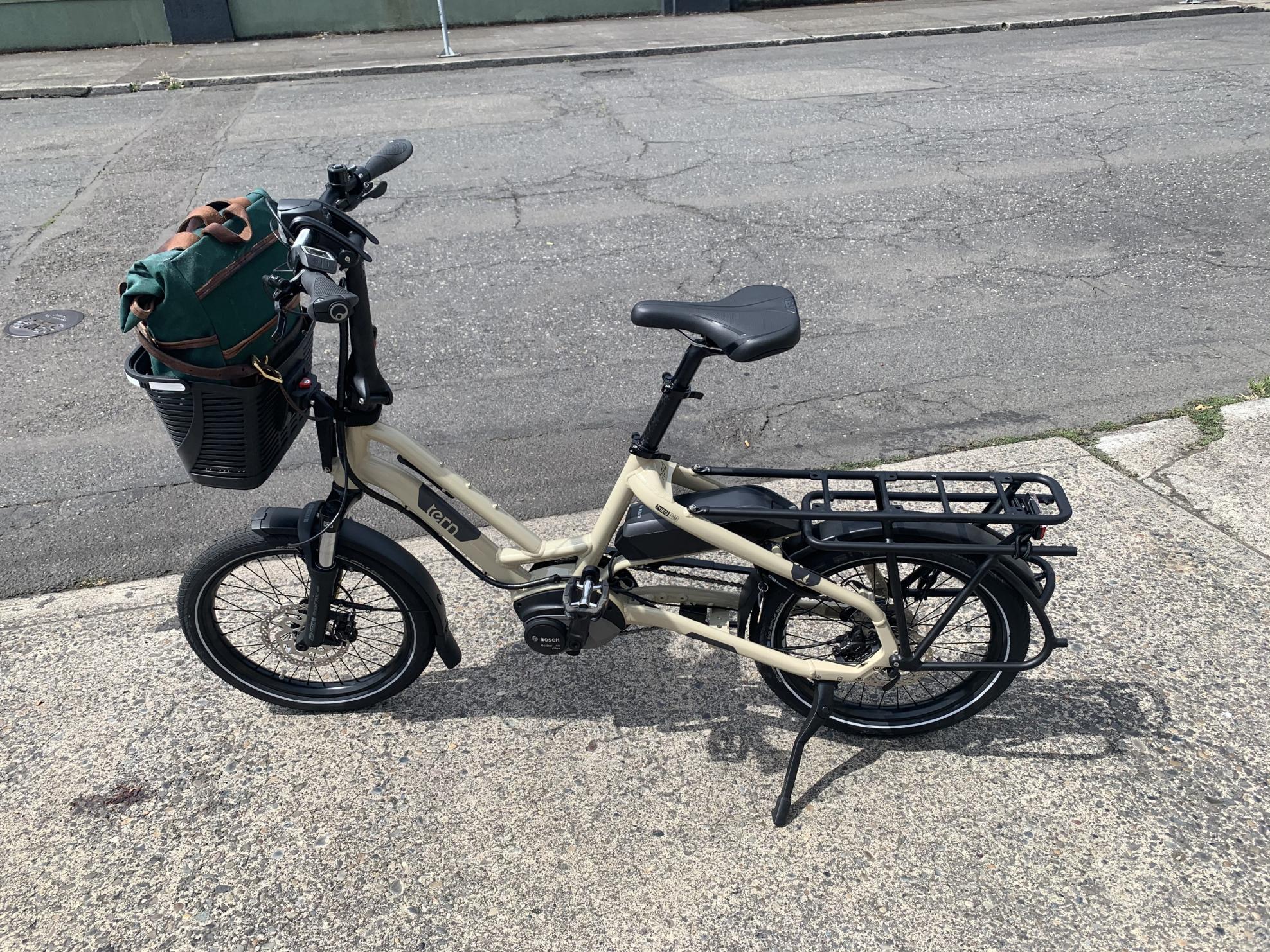 Tern HSD P9 Electric Cargo Bike Dune Brown