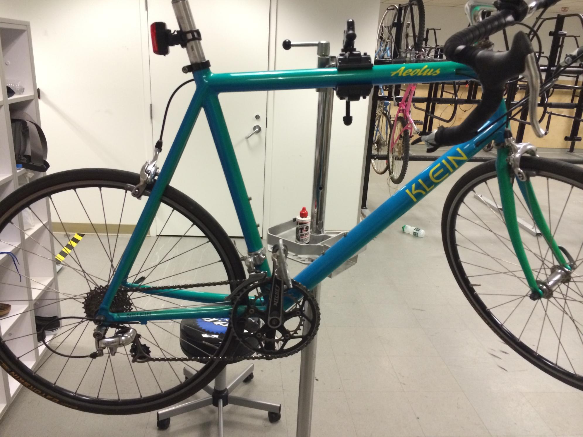1996 Klein Bikes Aeolus  Green and Blue