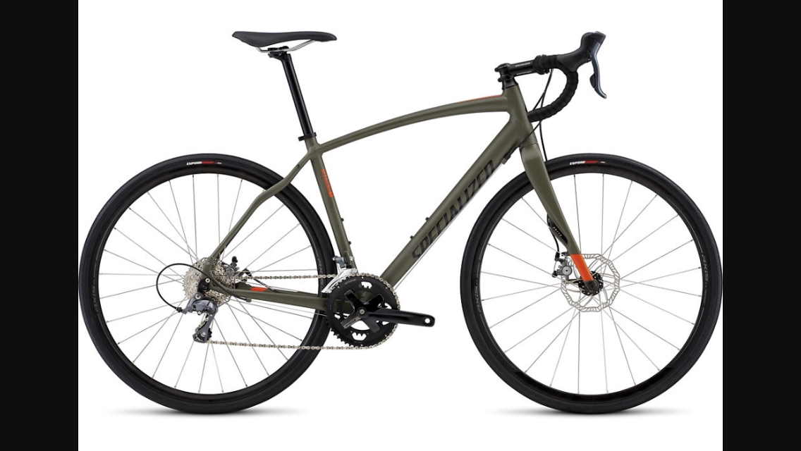 2015 Specialized Diverge A1 Green and Orange