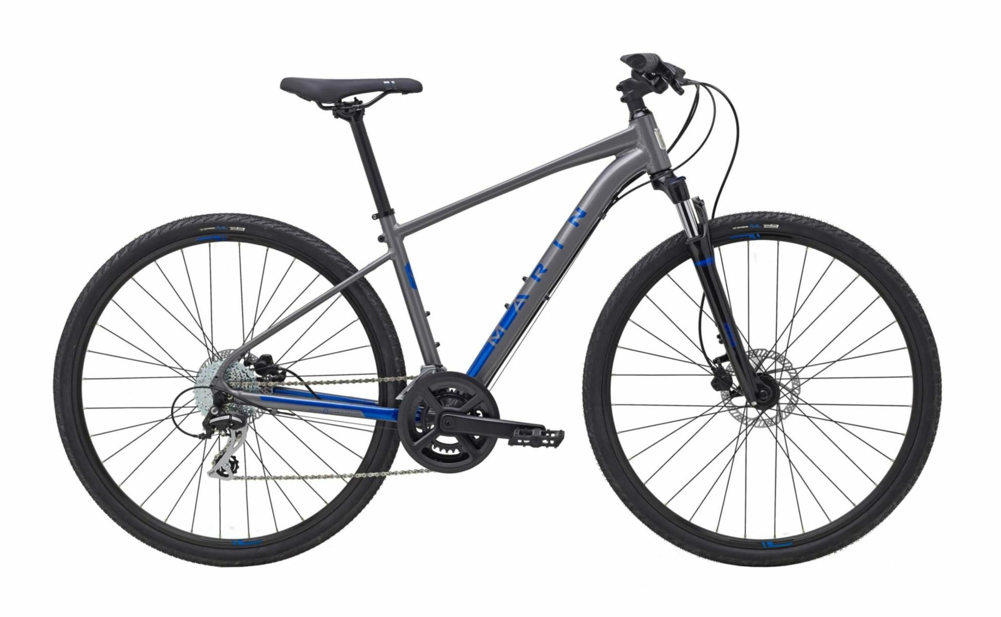 2021 Marin Bikes San Rafael DS2 Silver, gray or bare metal