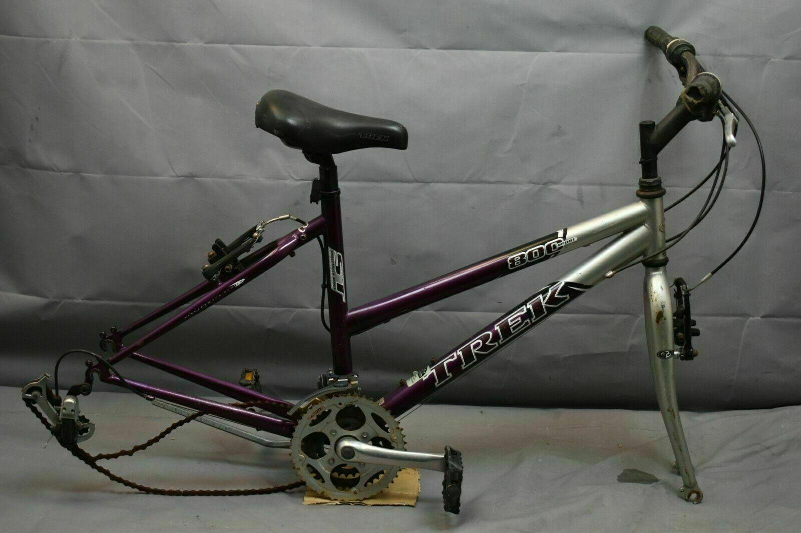 2002 Trek Purple and Silver, gray or bare metal