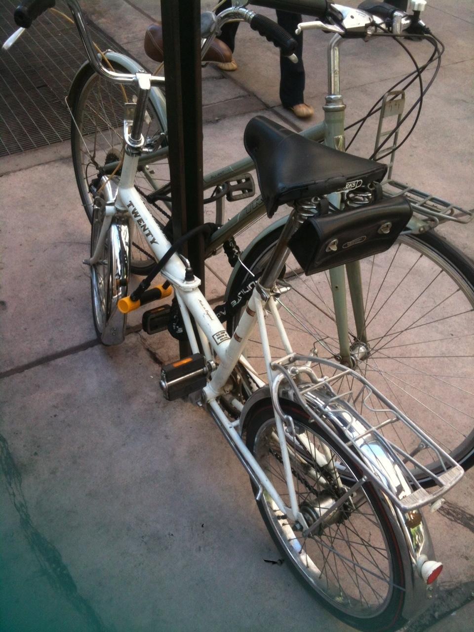 1968 Raleigh Raleigh Twenty folding bike White