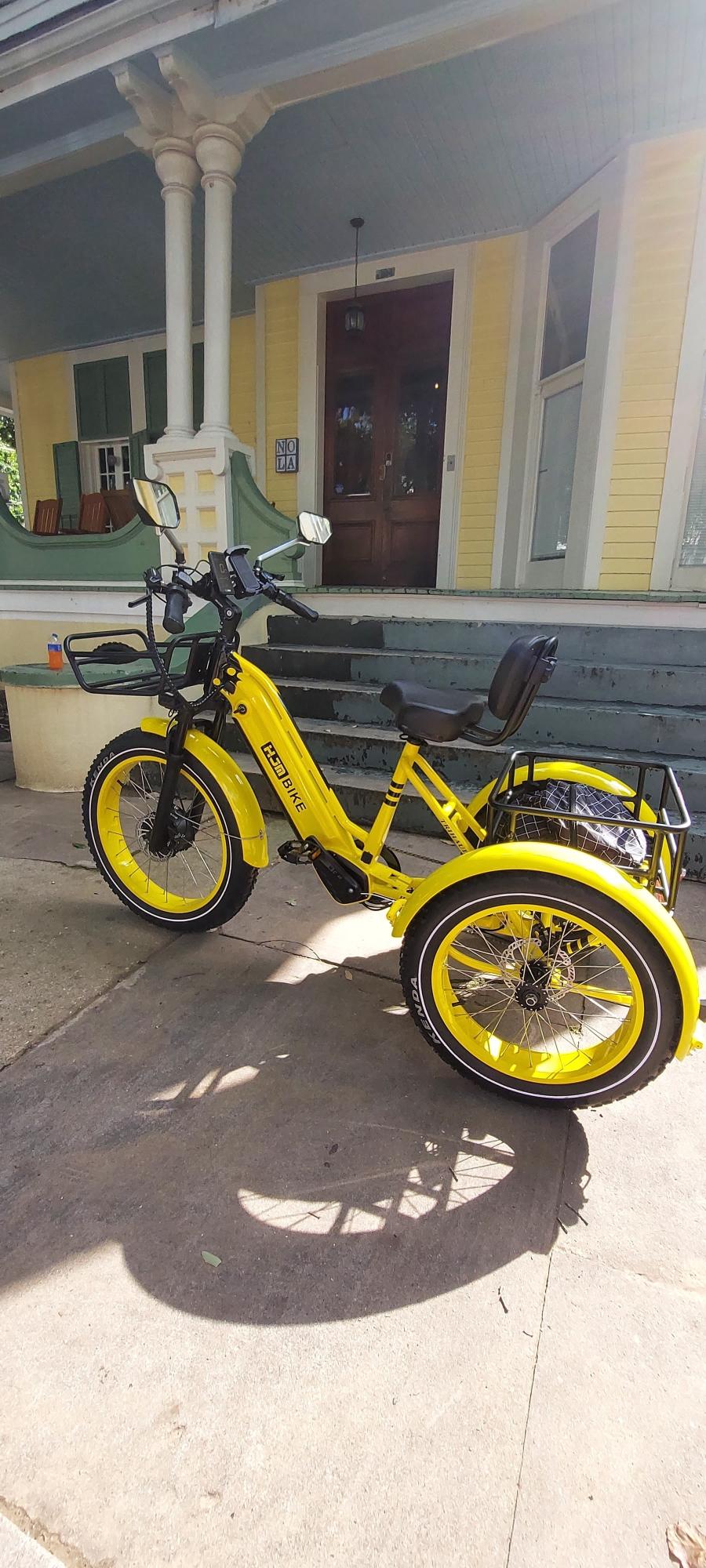 2024 HJM 3 wheel etrike tricycle Yellow or Gold