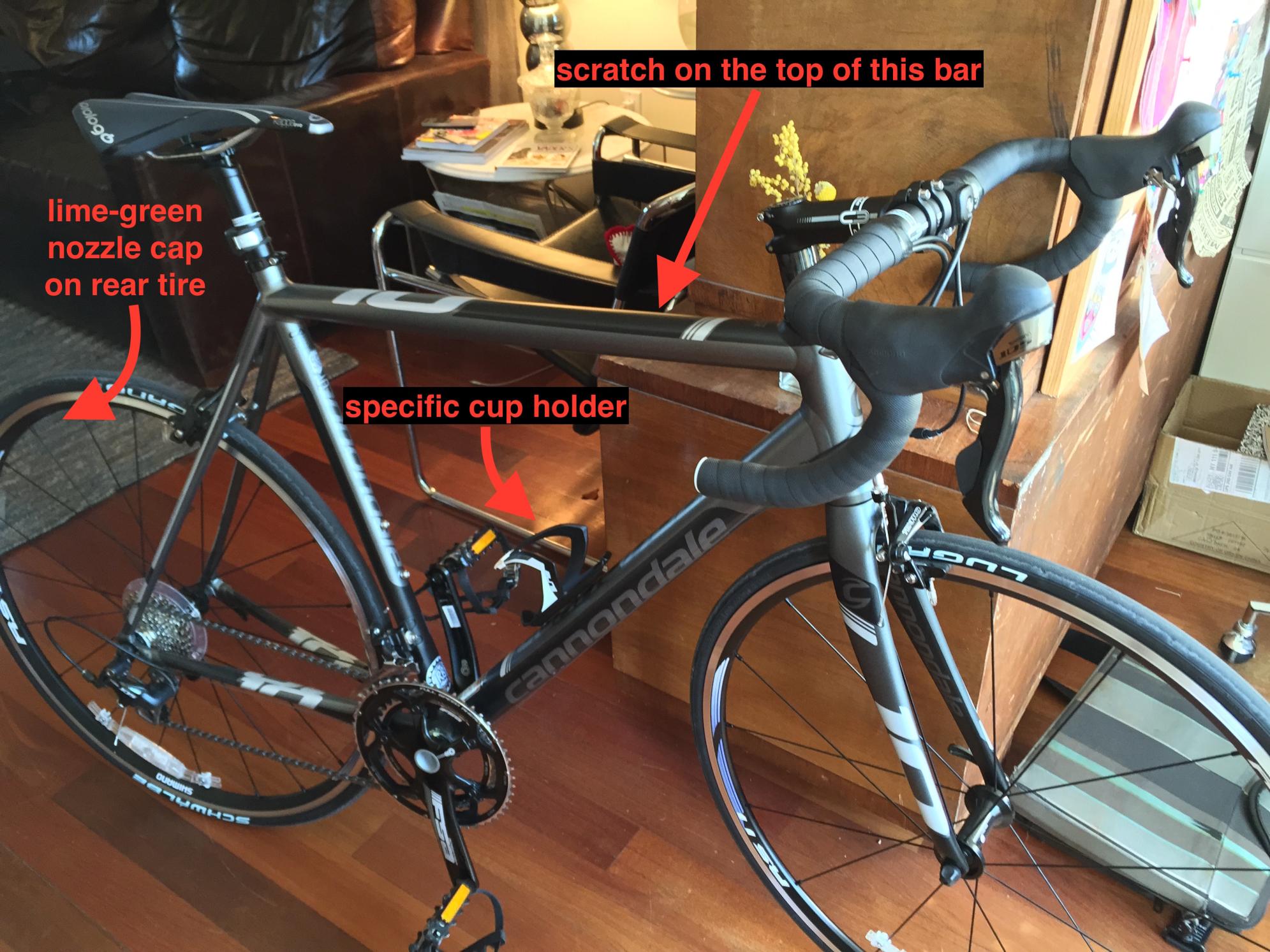 2015 Cannondale CAAD10 5 105 Black and Silver or Gray