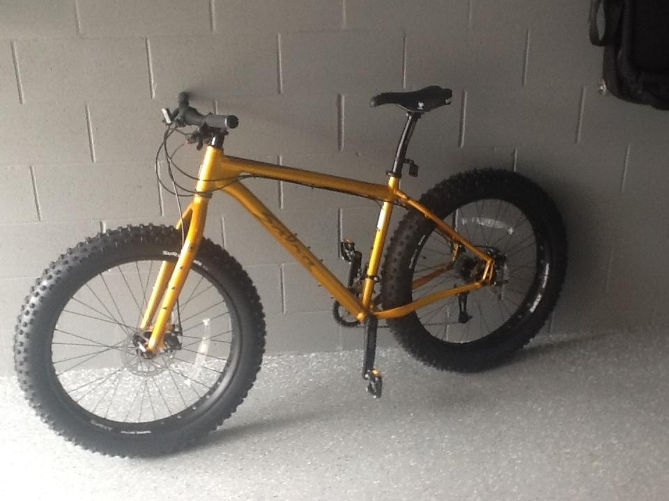 2014 Salsa Mukluk 2  Yellow or Gold