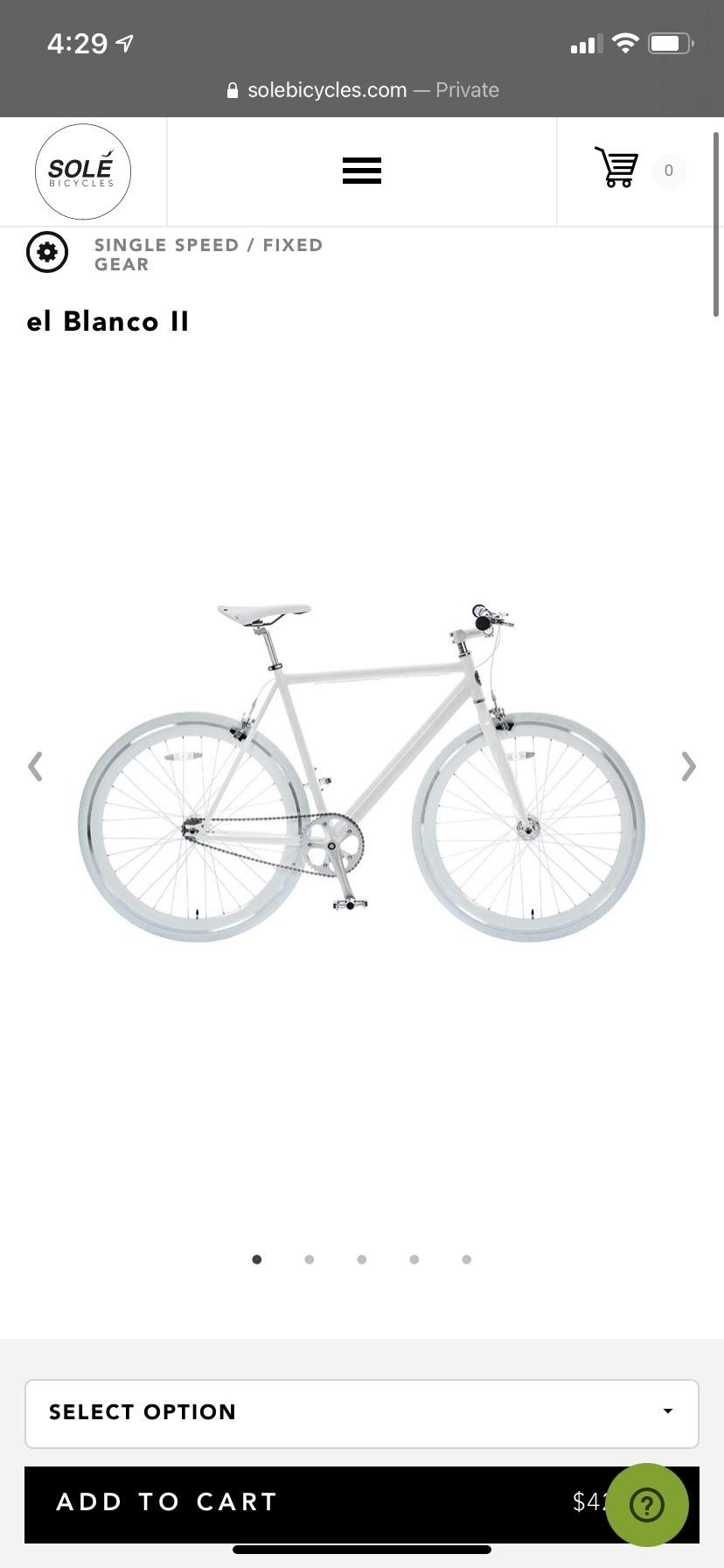 Solé el Blanco II White