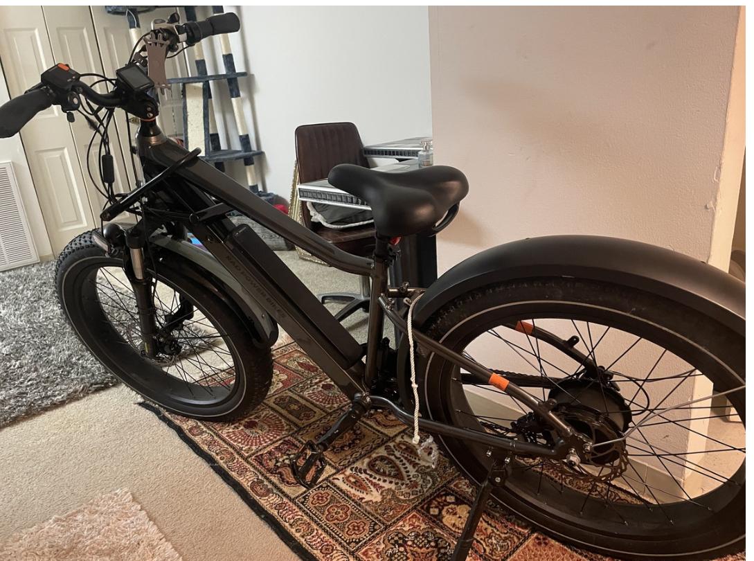 2022 Rad Power Bikes Radrover6plus Silver, gray or bare metal