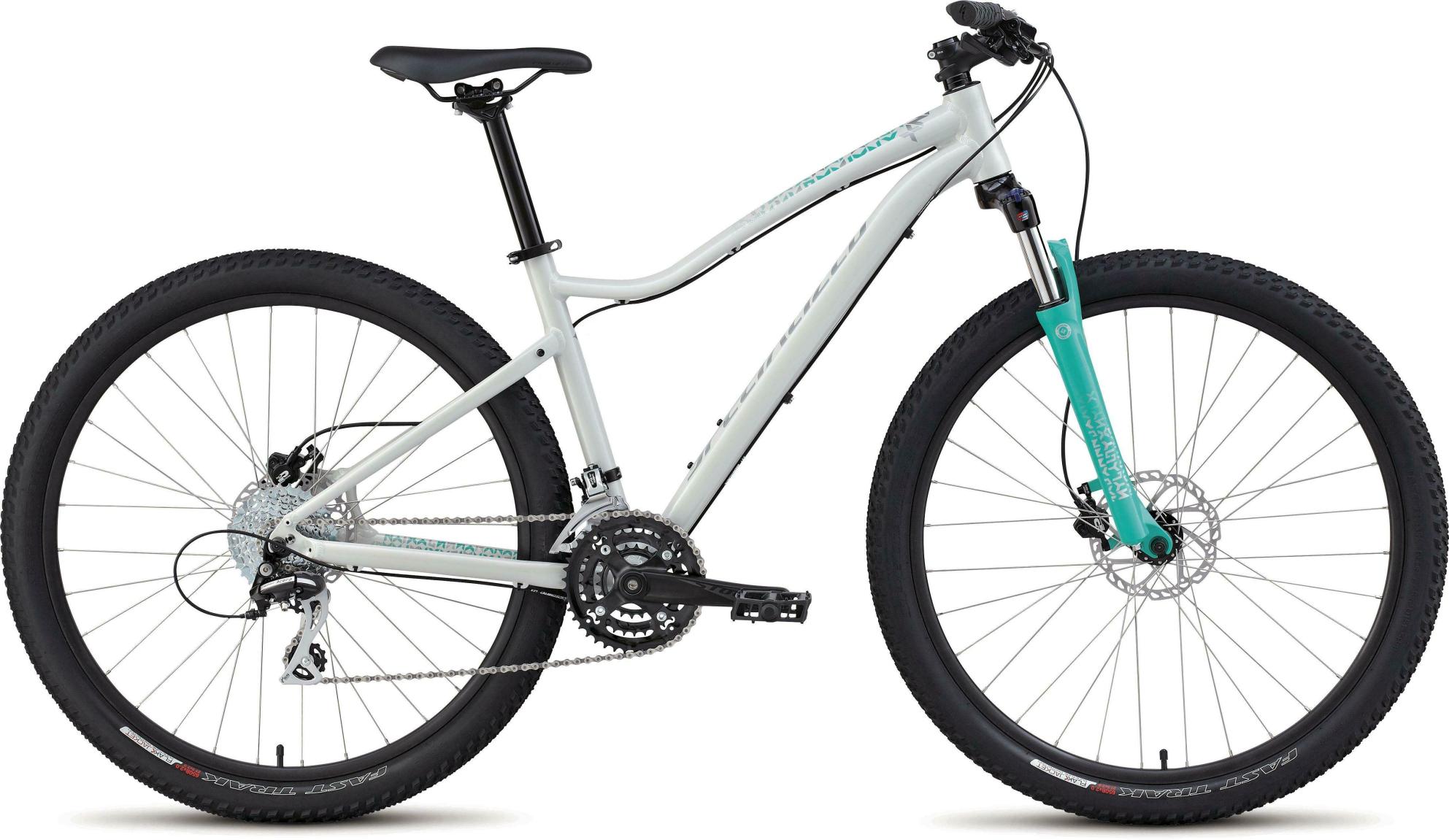 2016 Specialized Jynx Sport White, Teal, and Silver, gray or bare metal