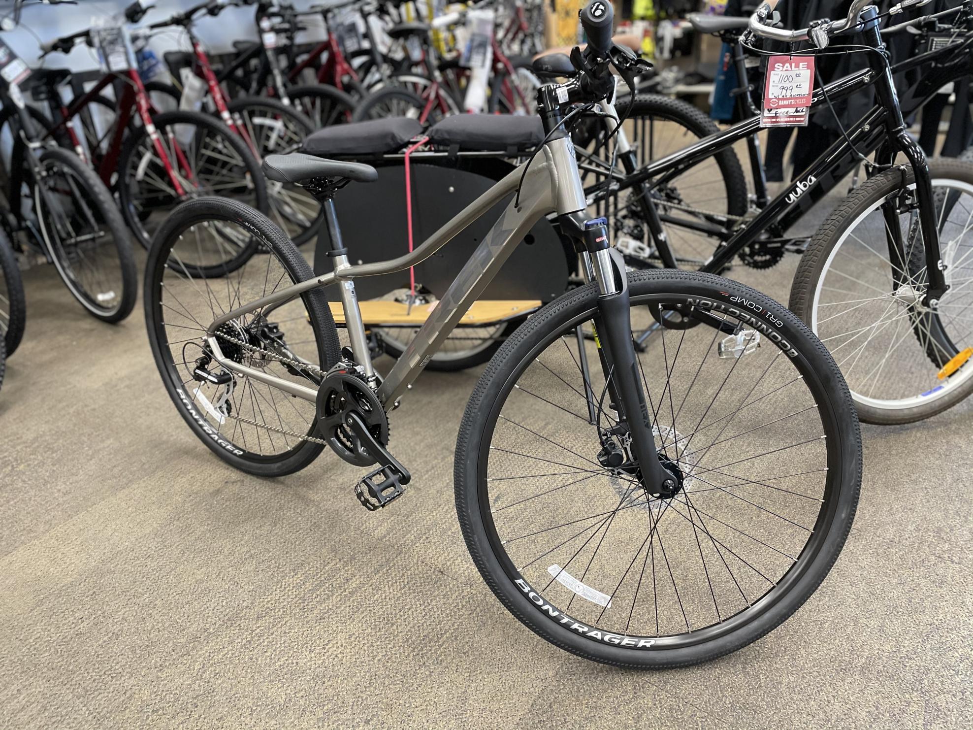 2021 Trek Dual Sport 2 Silver, gray or bare metal
