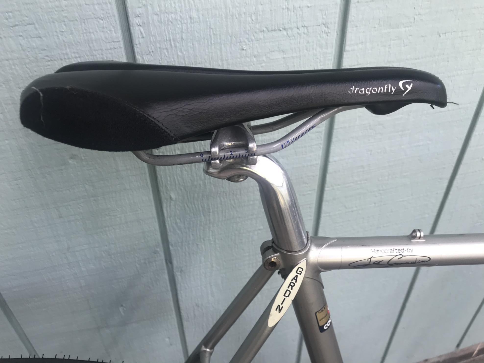 Gardin Road Bike Columbus Tubing Silver, gray or bare metal