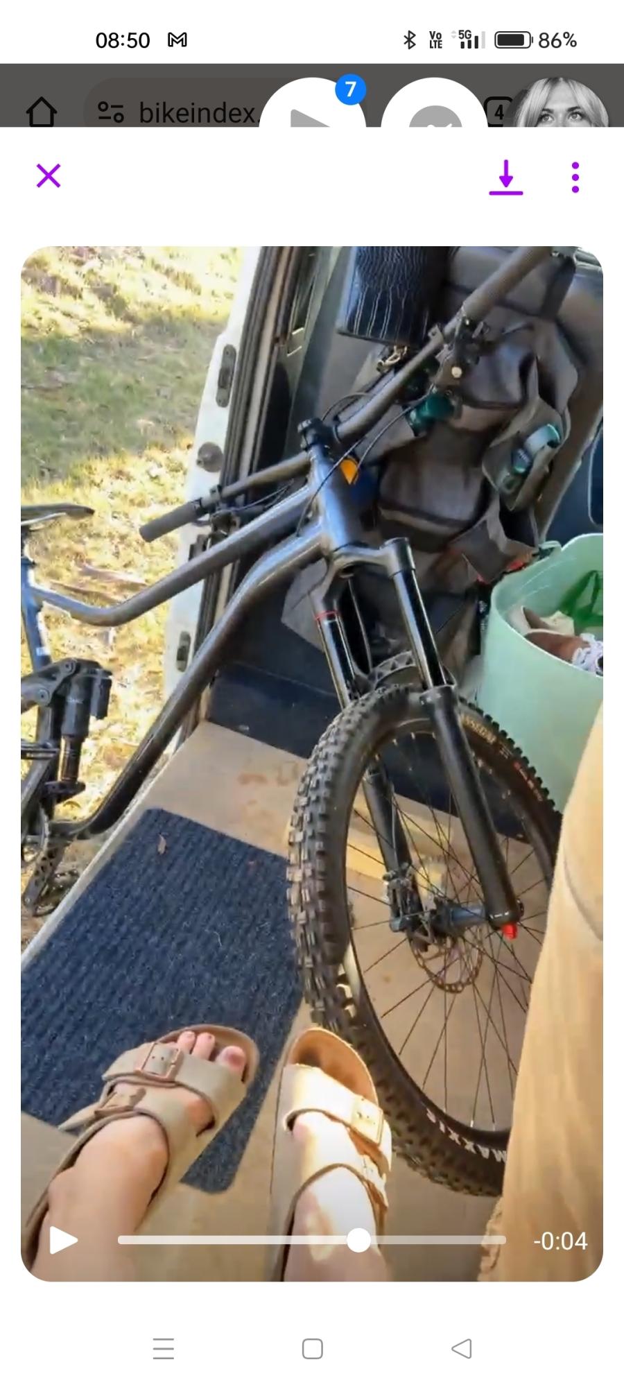 2020 Merida Bikes One-sixty 700 Silver, gray or bare metal and Black