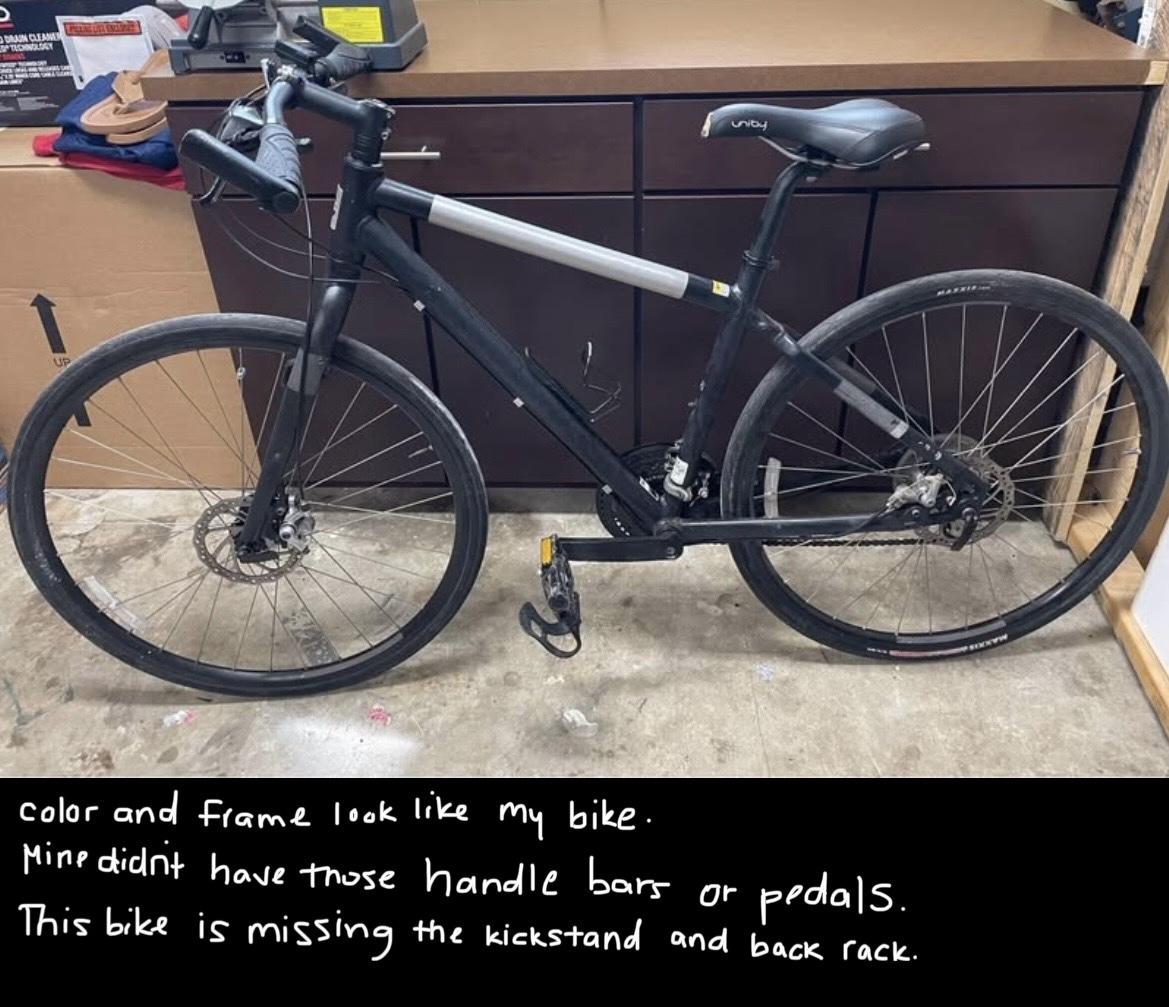 2019 Giant Black and Silver, gray or bare metal