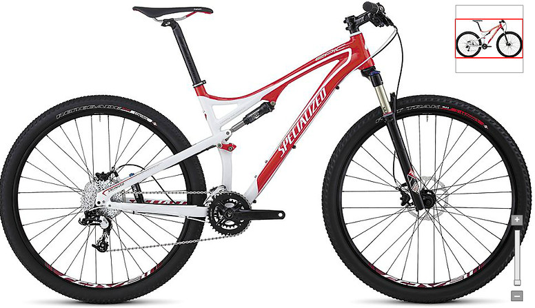 2011 Specialized Epic Comp 29er Red and White