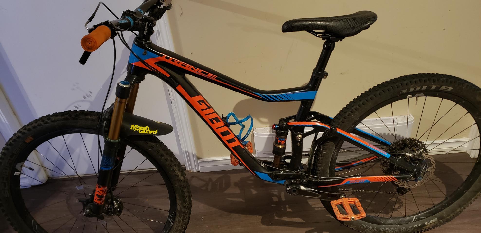 2016 Giant Giant trance advanced Blue and Orange