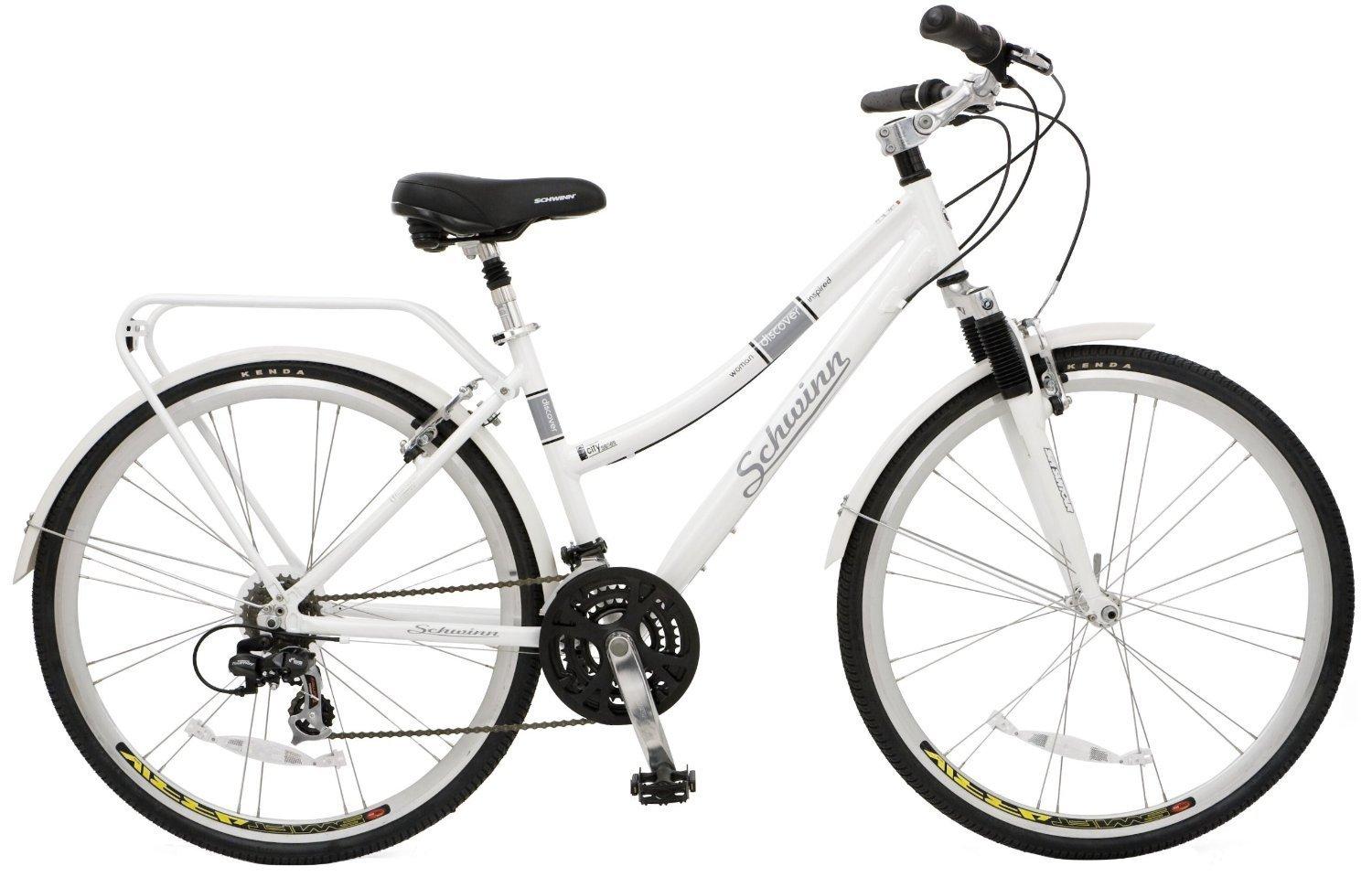 2015 Schwinn Discover Hybrid Women's Bike White