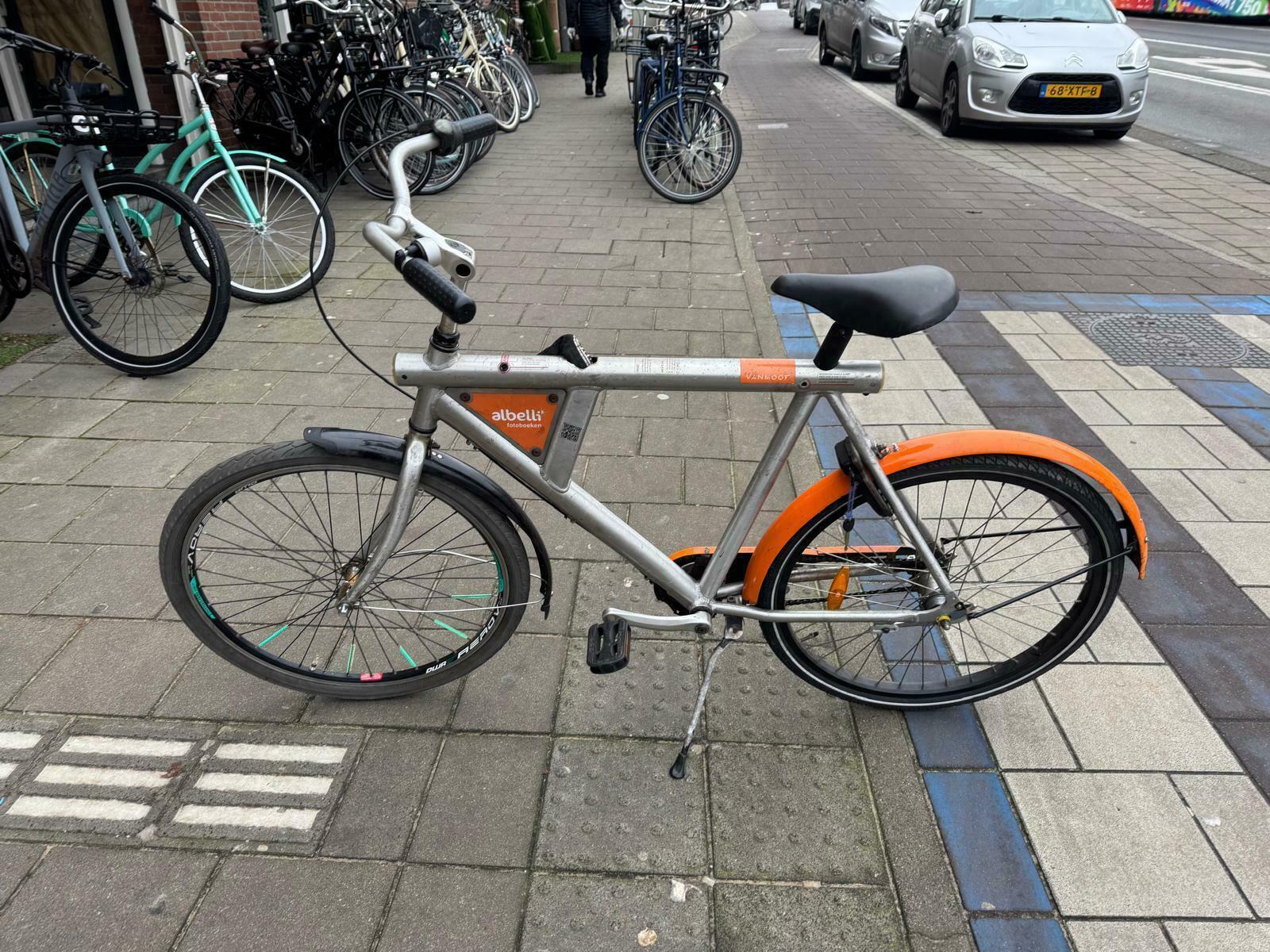 VanMoof Albelli Silver, gray or bare metal