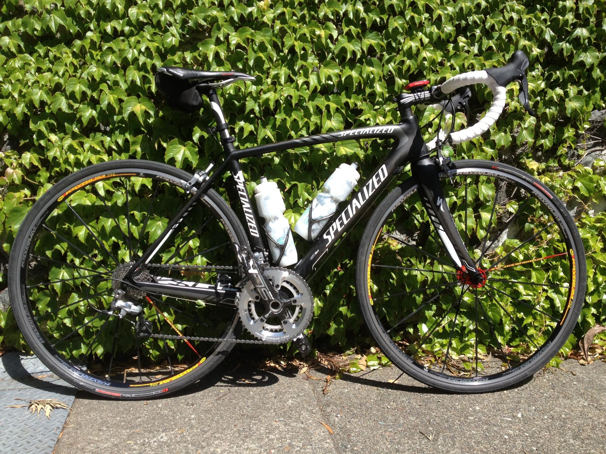 2012 Specialized Tarmac Expert Mid Compact  Black