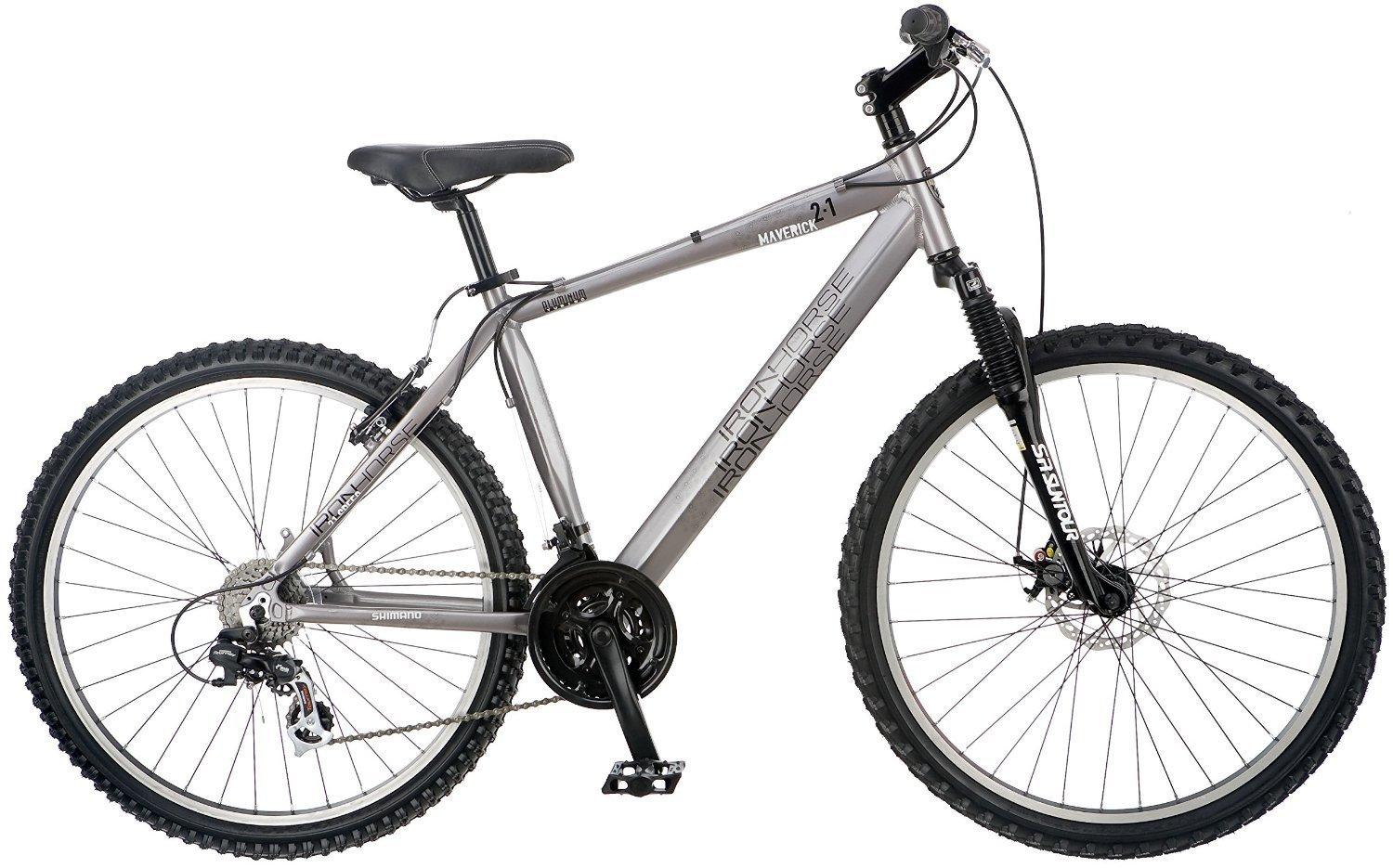 2013 Iron Horse Bicycles IH7004 Men's Maverick 2.1 Bicycle Silver or Gray