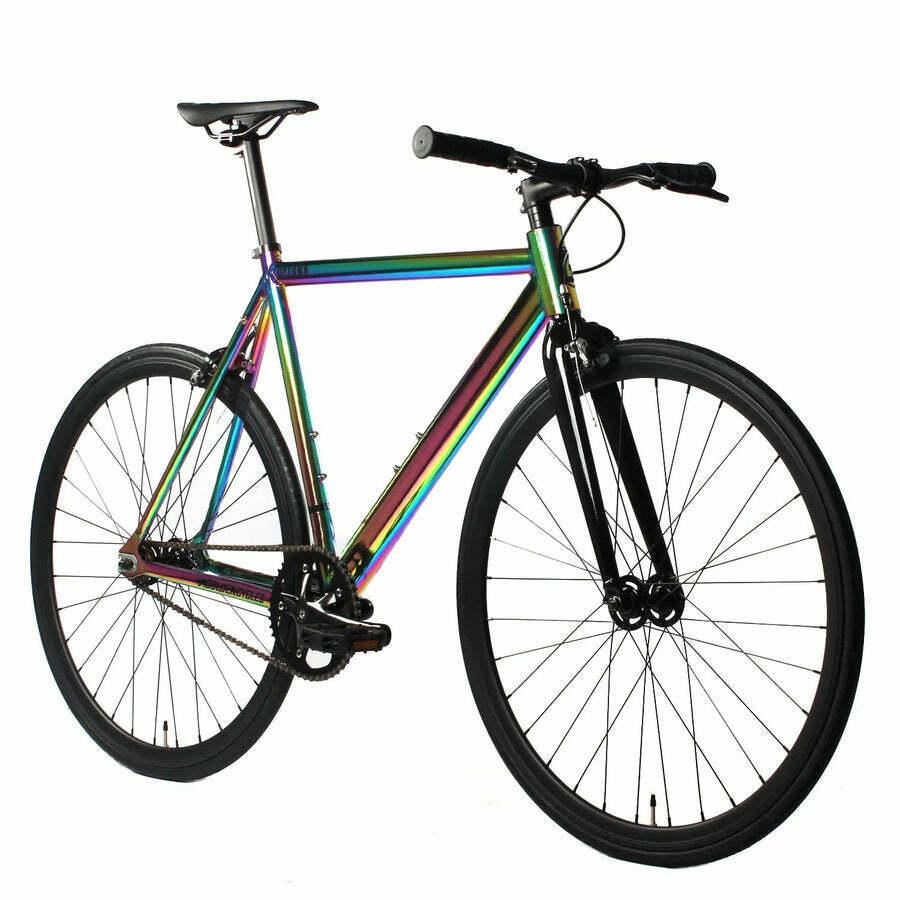 Golden Cycles Uptown Purple, Green, and Black
