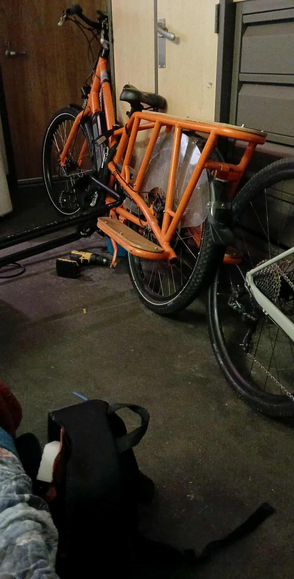 Rad Power Bikes cargo bike Orange