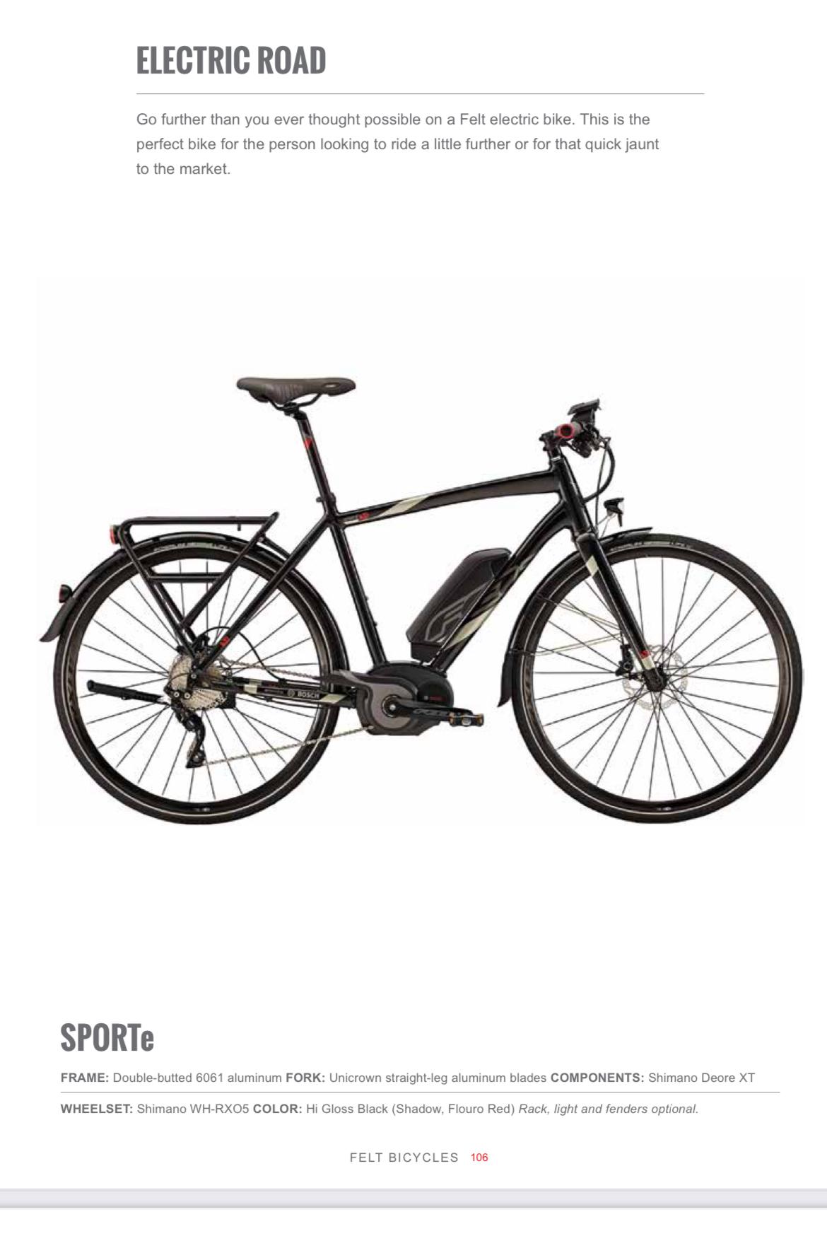 2017 Felt Sport EP Red