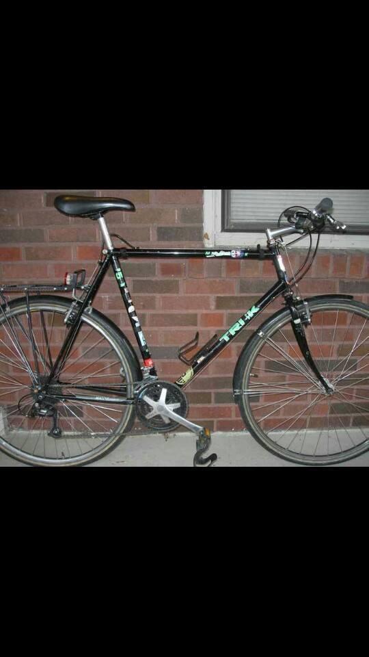 1993 Trek 750 Multitrack  Black and Green