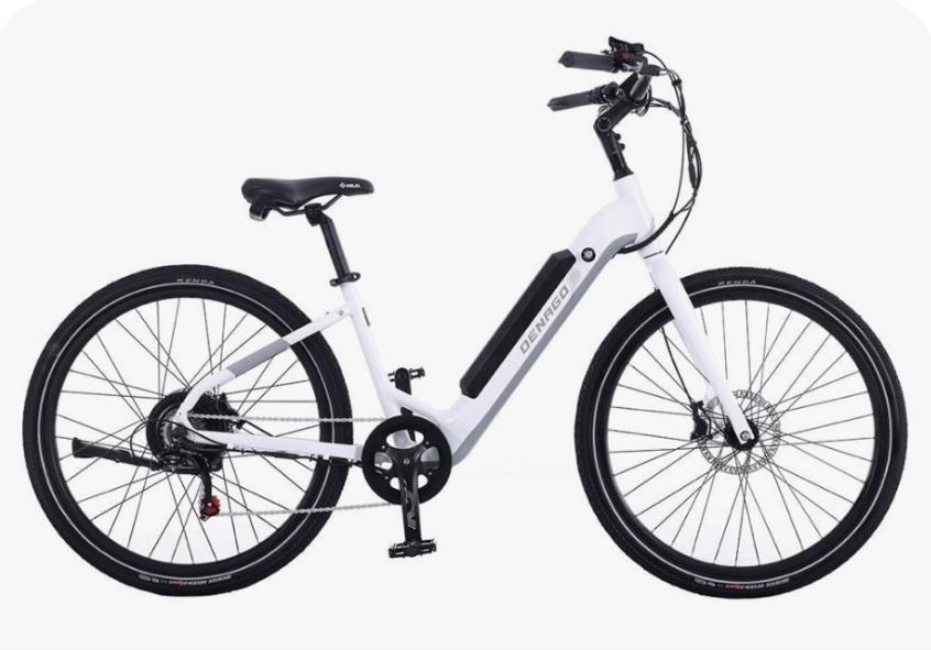 2025 Denago Denago City 1 Step-Thru eBike White