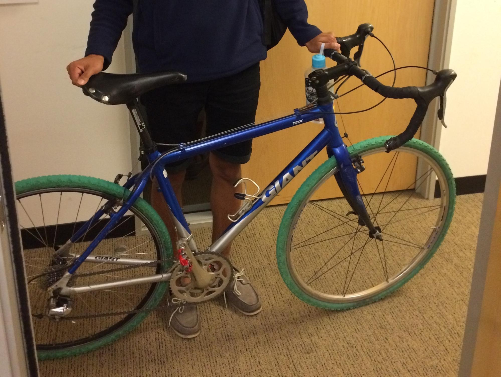 2007 Giant TCX Cyclocross Frame Blue and Silver or Gray