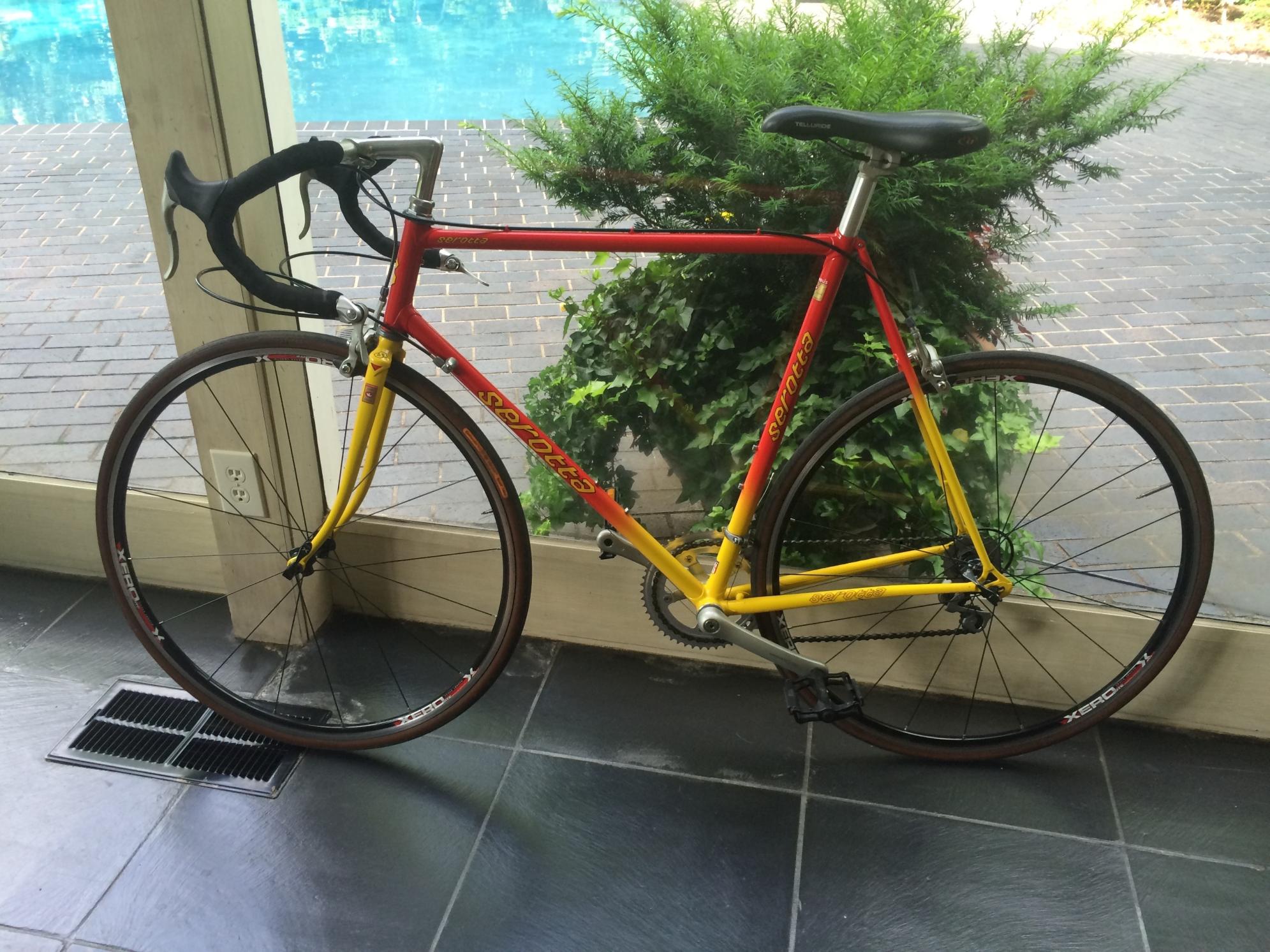 1993 Serotta Colorado Series Red and Yellow or Gold