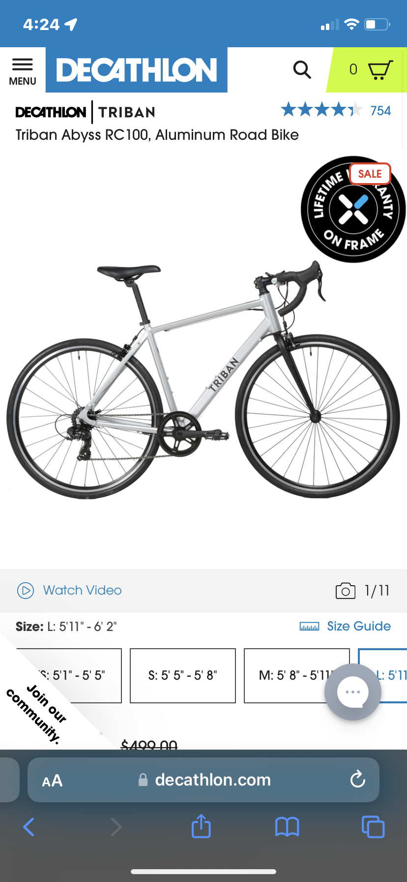 Decathlon Triban rc 100 Silver, gray or bare metal