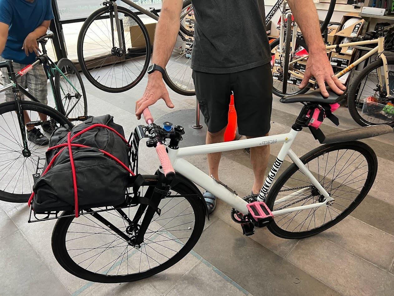 State Bicycle Co. Label 6061 Pearl White, Drop Bar White