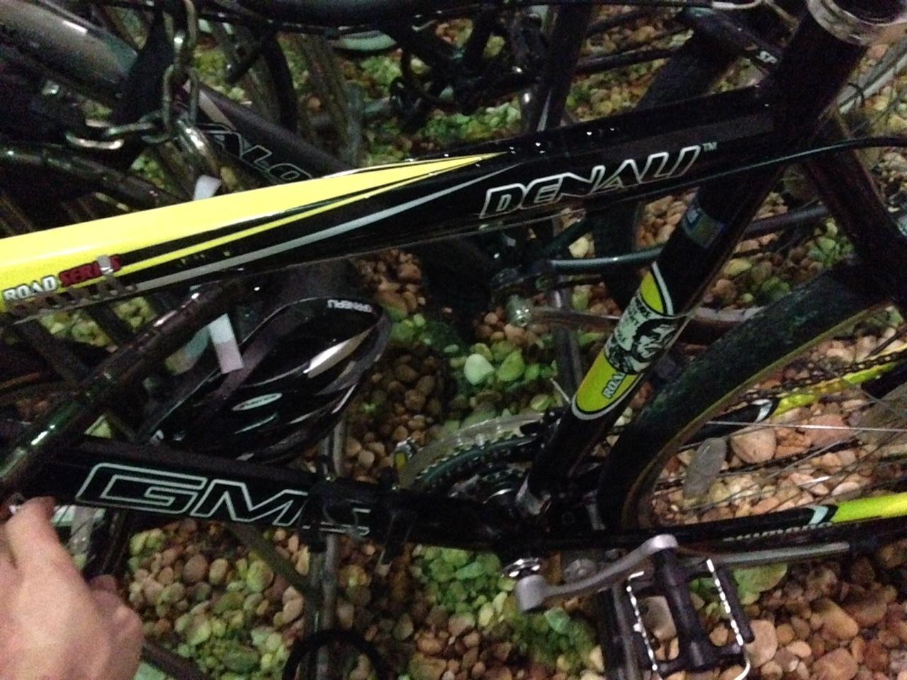 GMC 700C GMC Denali Pro Frame Black, Yellow or Gold, and Stickers tape or other cover-up