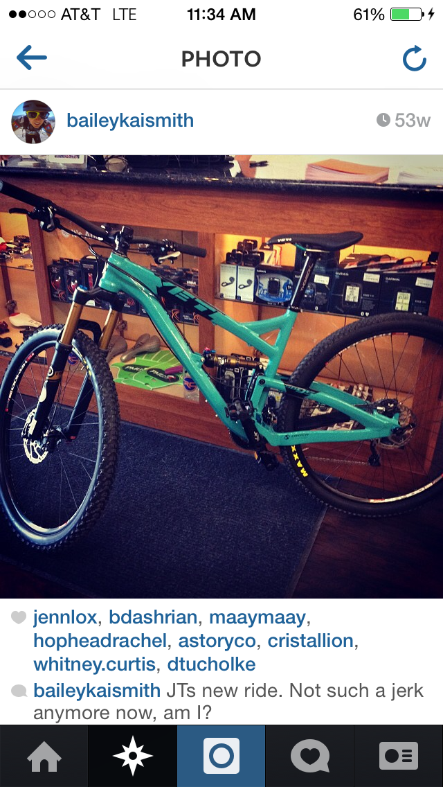 2013 Yeti SB95  Blue