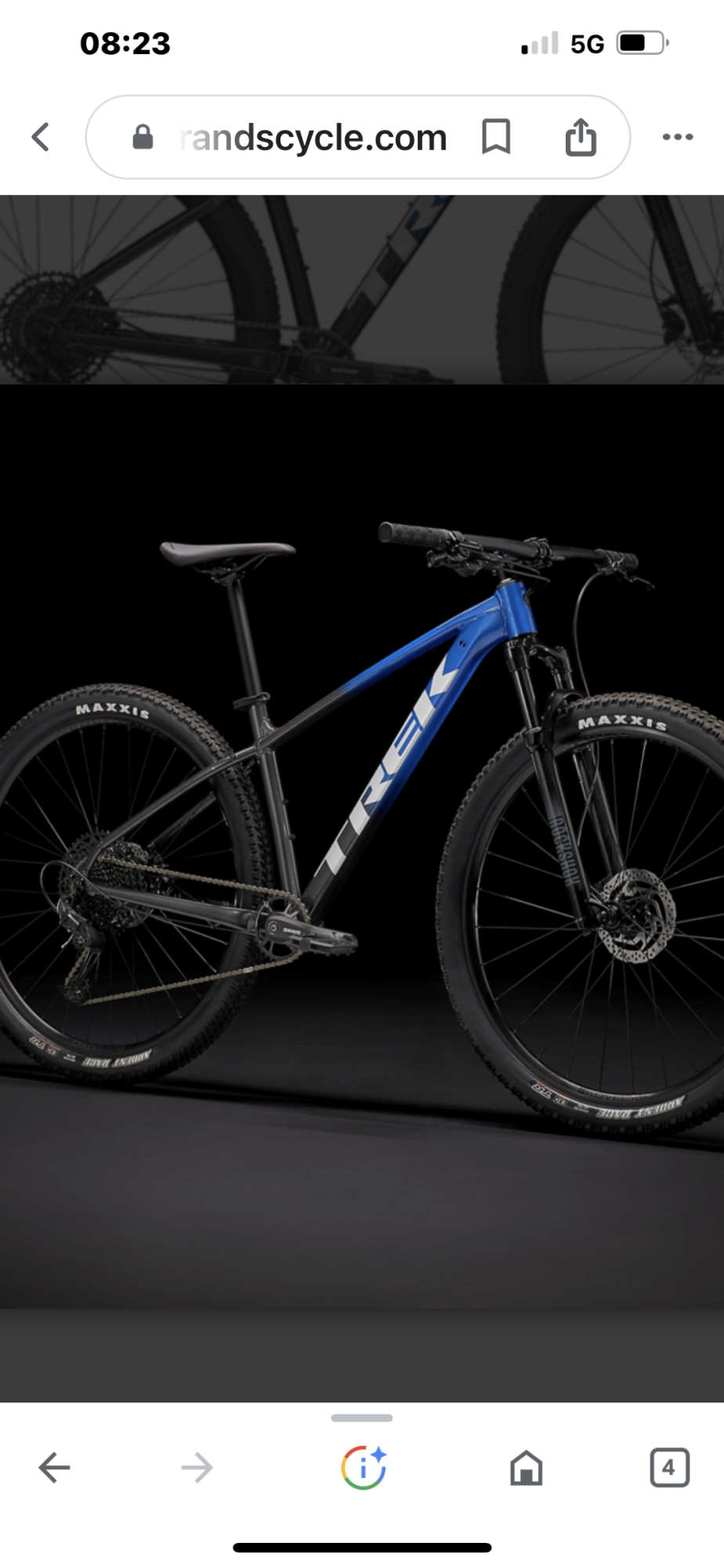 2022 Trek Marlin 8 Blue and Silver, gray or bare metal