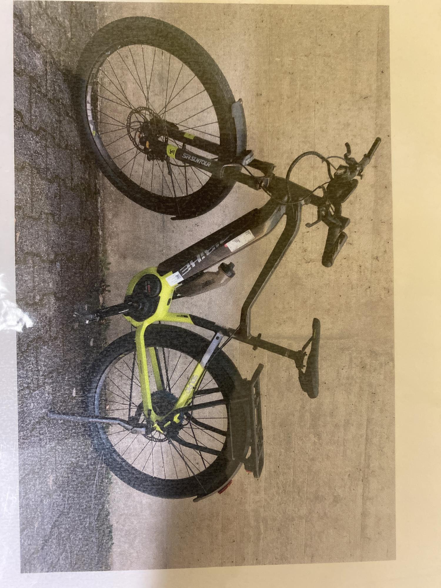 2018 Haibike 4540272848 Silver, gray or bare metal and Yellow or Gold