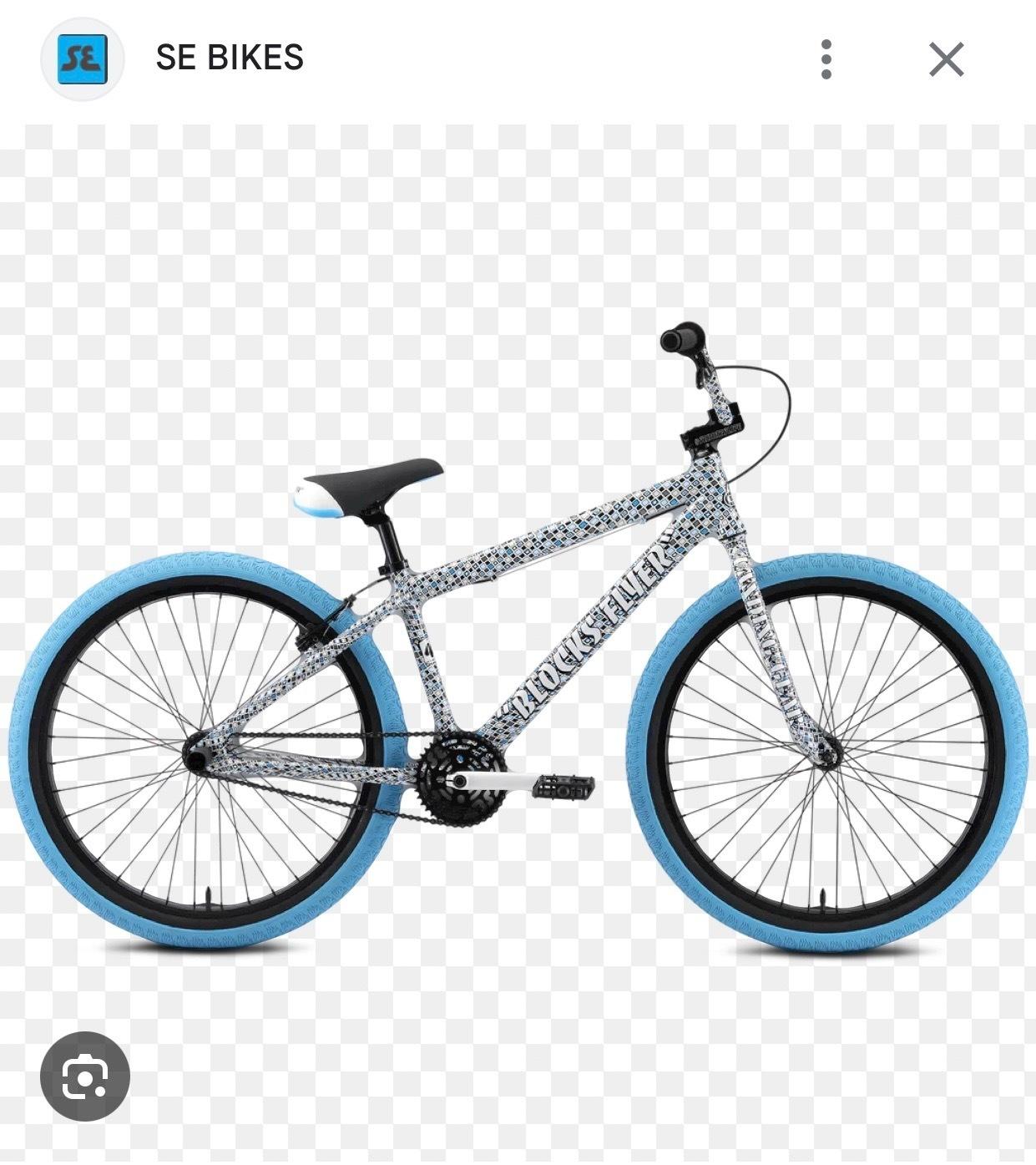 2023 SE Bikes 15 inch BMX Blue and White