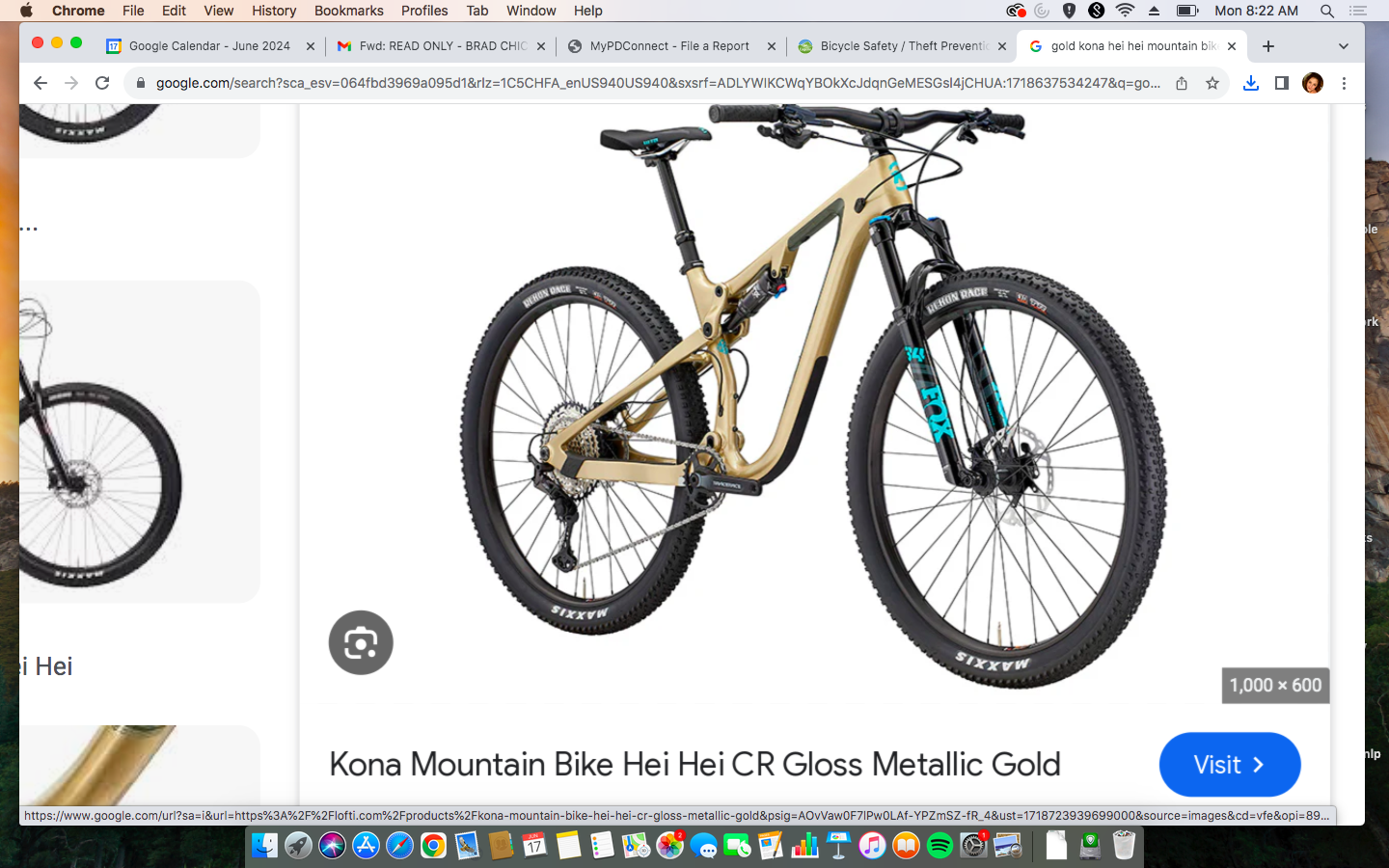 2022 Kona Hei Hei CR Yellow or Gold