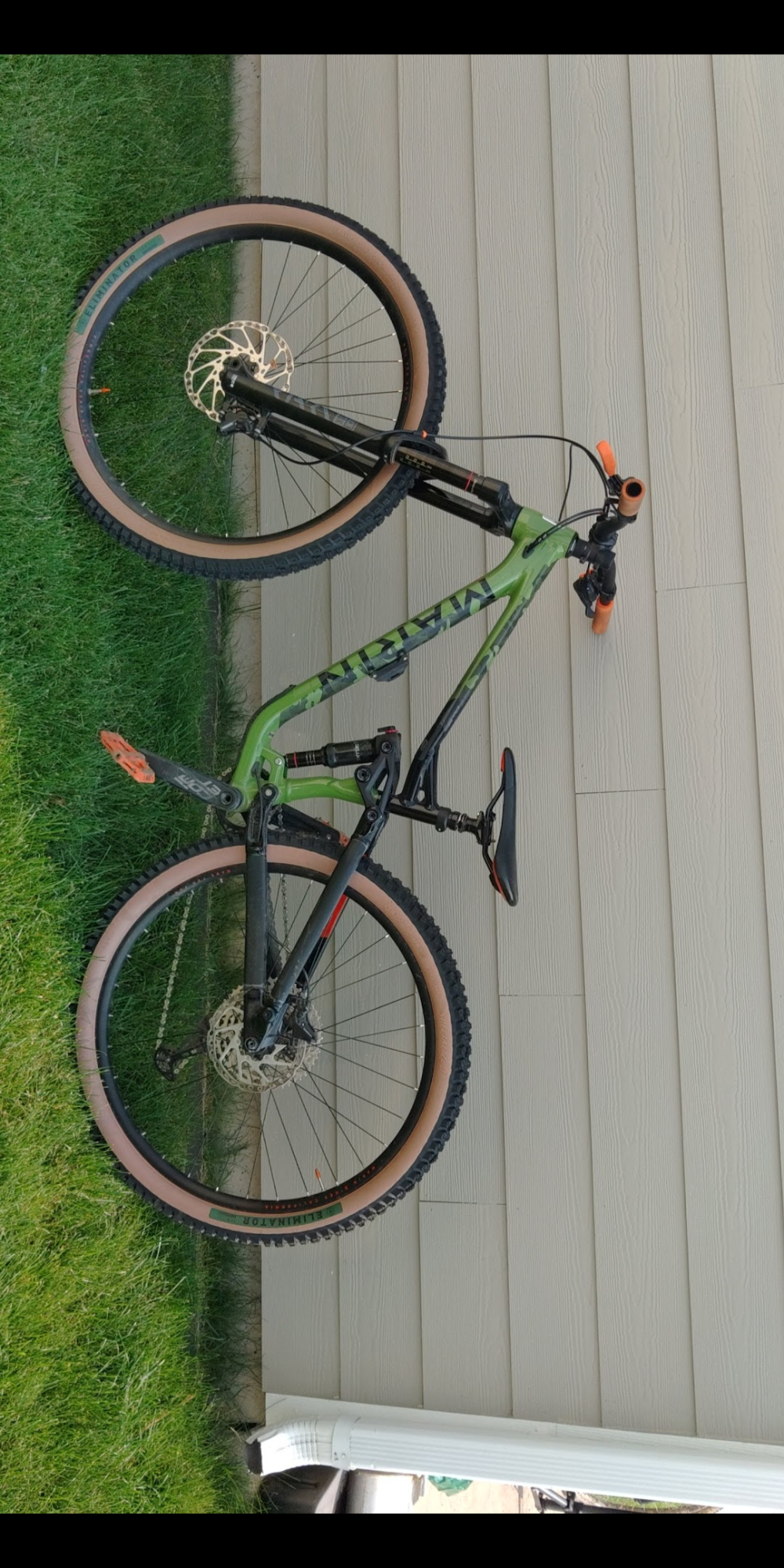 Marin Bikes Alpine Trail 7 Green and Orange