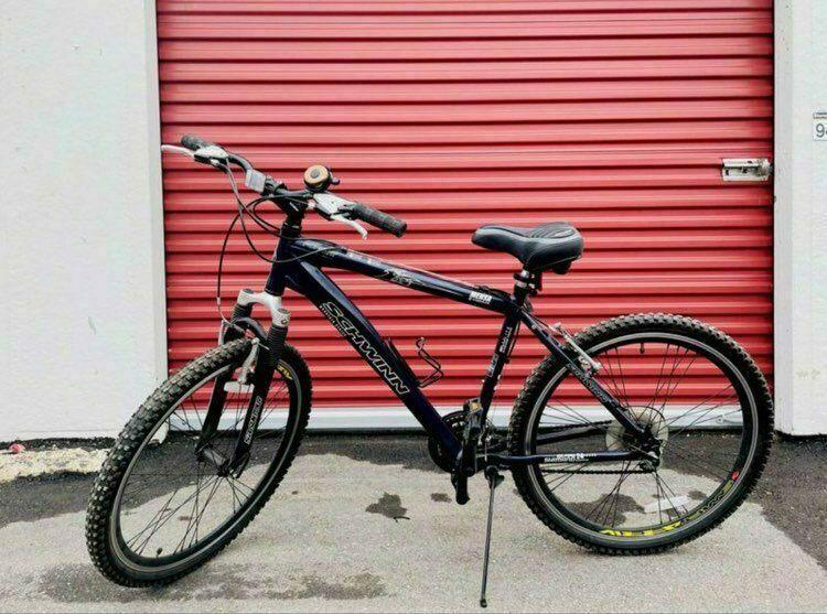 Schwinn EZ Fire Silver, gray or bare metal and Blue