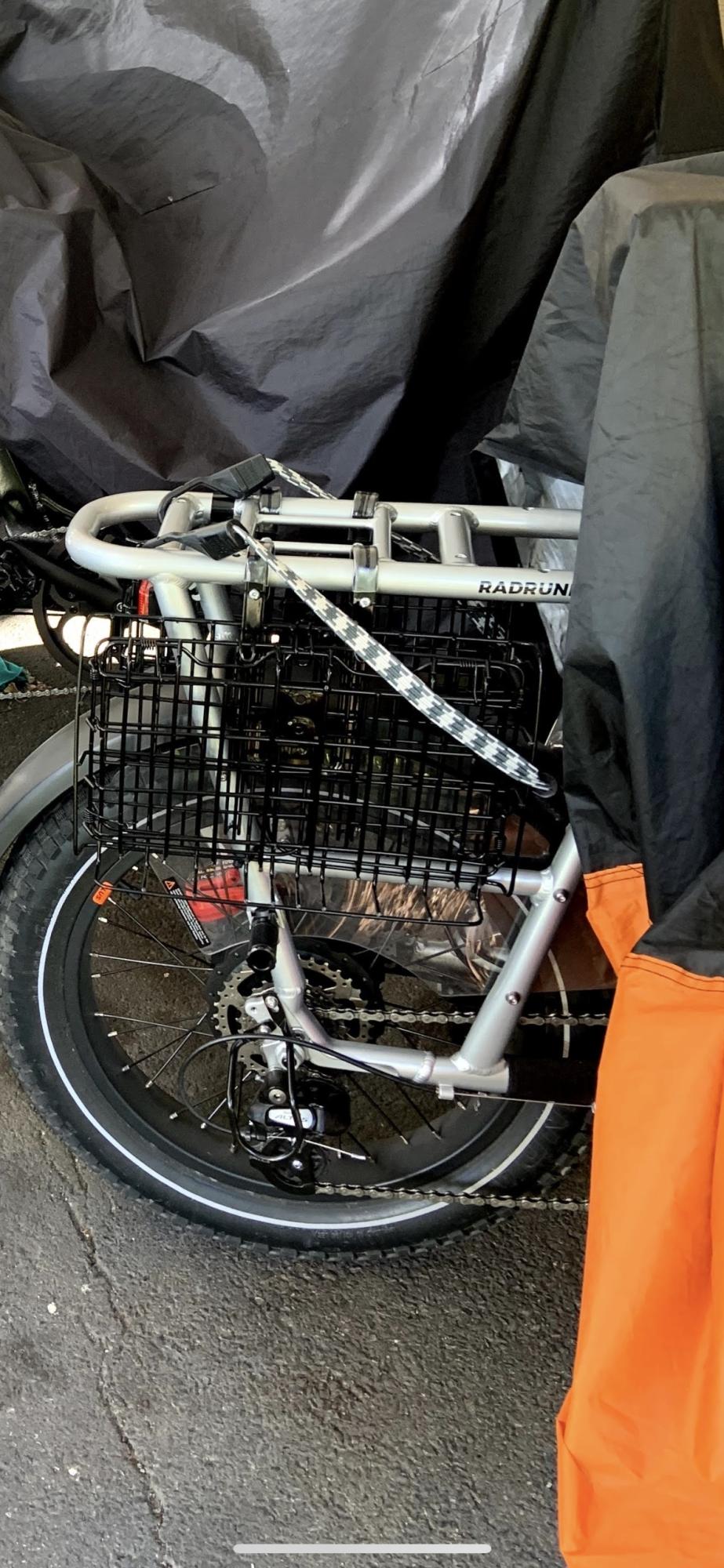 2021 Rad Power Bikes RadRunner Plus Silver, gray or bare metal