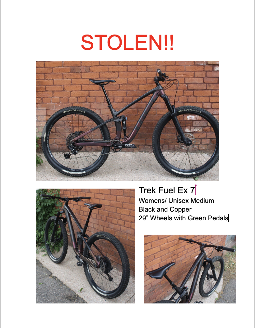 2019 Trek Fuel Ex 7 Black and Orange