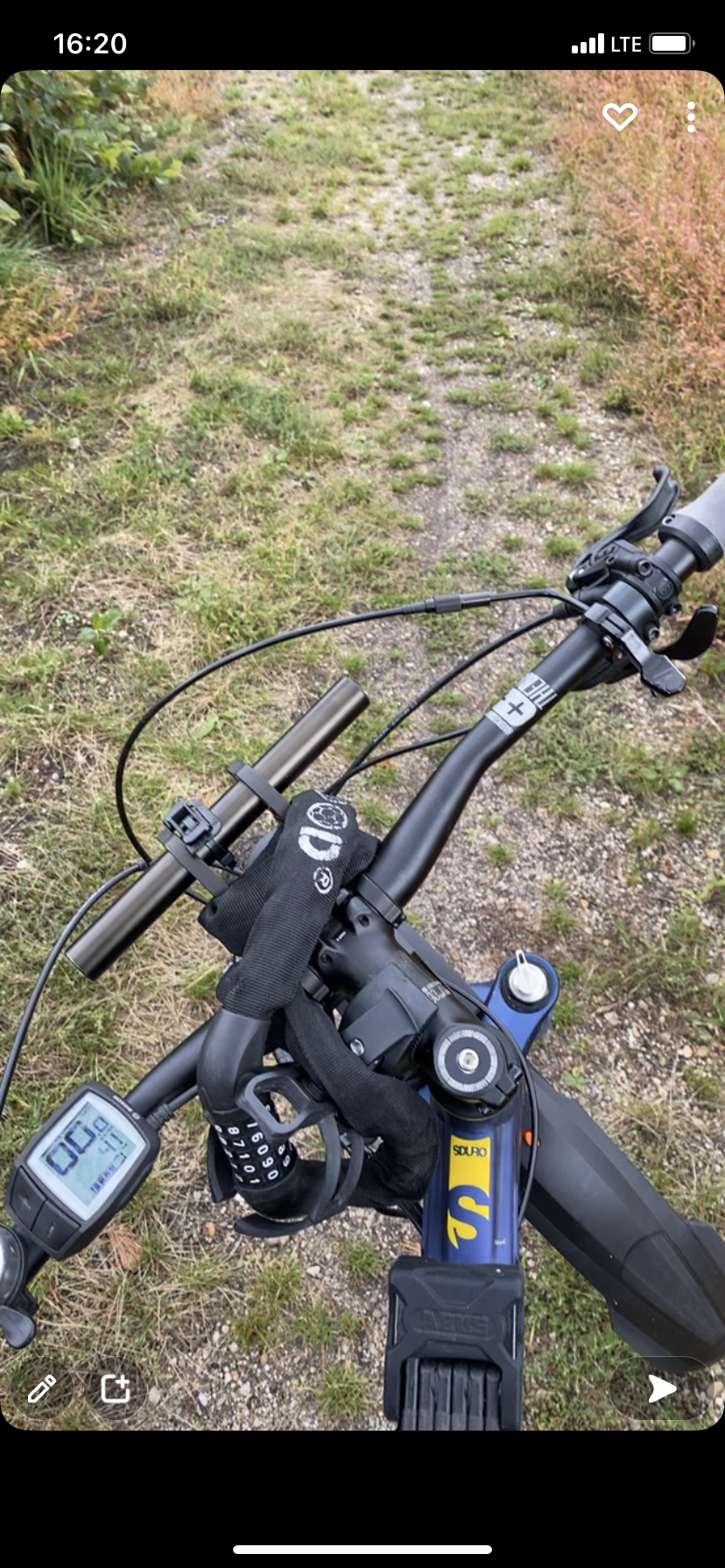 2018 Haibike SDuro FullSeven LT 7.5 Blue and Yellow or Gold